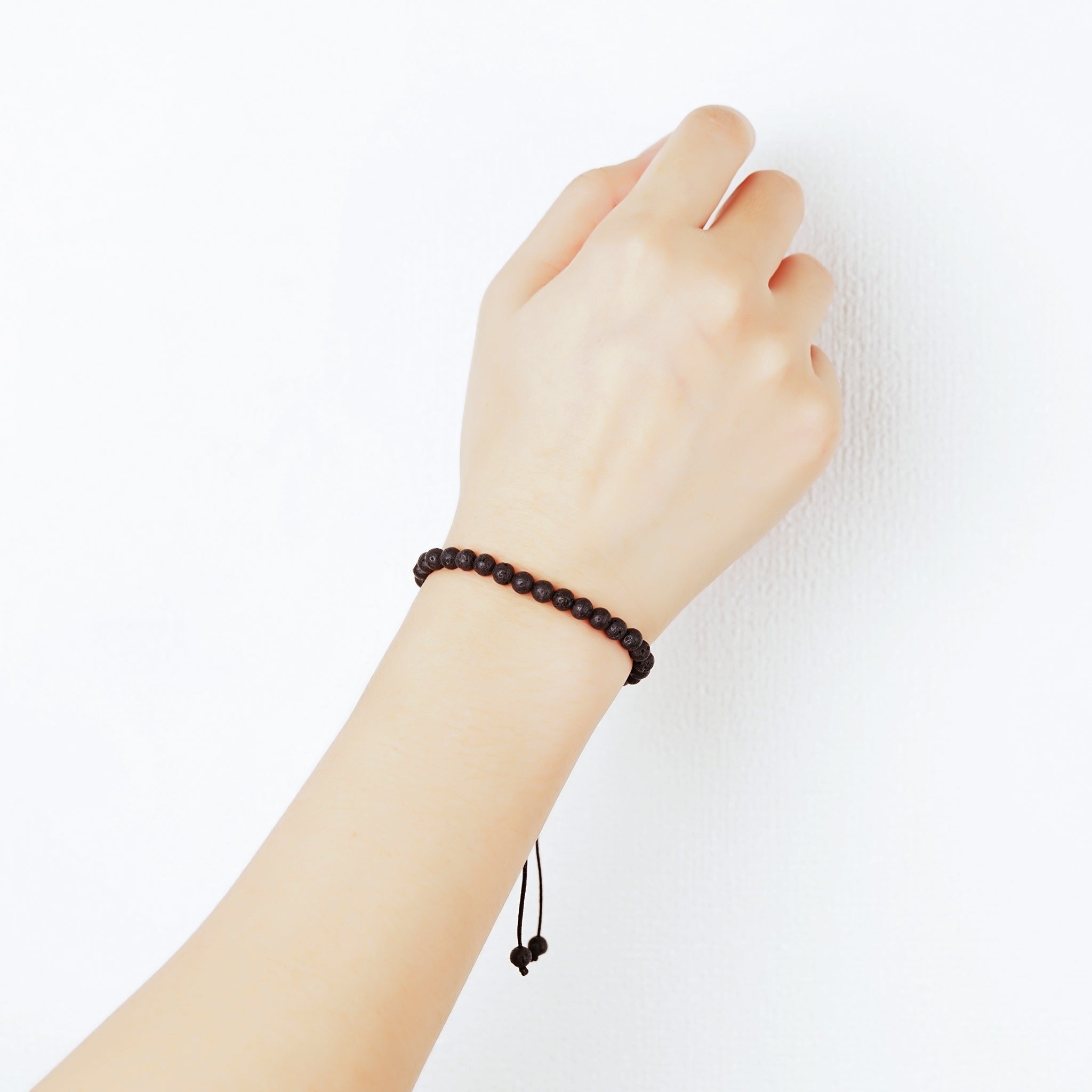 Adjustable 4mm bracelet - LavaStone
